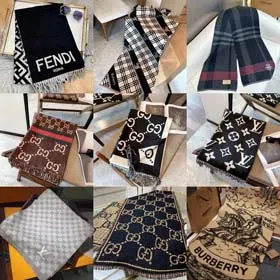Louis Vuitton LV Fendi Gucci Burberry scarf-1443