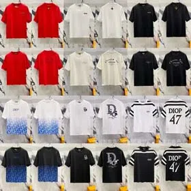 DIOR Short-sleeved popular T-shirt for men and women-1999