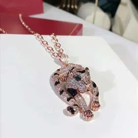Cartier Tiger descending the mountain green eyes men's and women's pendant（15 styles)-2056