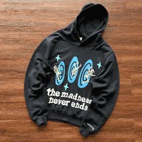 BRDKEN Lettering foam print casual hoodie（14 styles)-2140