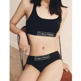 Calvin Klein CK Women's Fashion Sexy Solid Color Logo Underwear 3PCS（5 styles）-2397