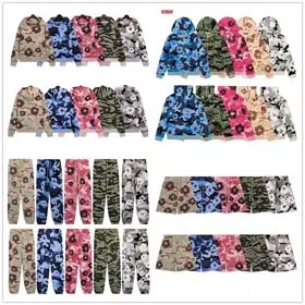 Denim Tears camouflage kapok foam print high street loose hoodie-2471