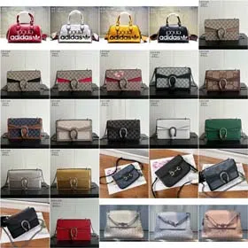 Bottega Veneta Gucci Adidas Autumn and Winter Retro High-end Genuine Leather Flap Shoulder Underarm Bag-2610
