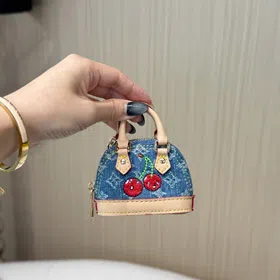 Louis Vuitton LV Mini Cherry Shell Bag Keychain Pendant -3546