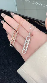 Messika diamond single talc earrings-3664