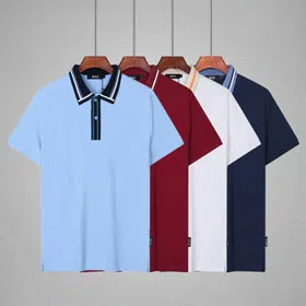 HUGO BOSS Logo Embroidered Cotton Short Sleeve Polo Shirt T-Shirt-2766