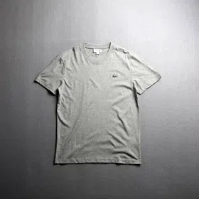 LACOSTE French crocodile logo solid color round neck T-shirt (9 styles)-2805
