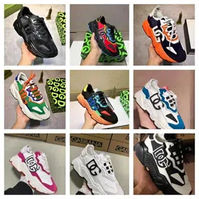Dolce & Gabbana DG thick-soled, high-heeled, soft, breathable low-top dad shoes-2953