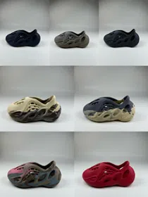 Adidas originals Yeezy Foam Runner Oil Painting MX Cream Clay Children's Hole Sandals-4187