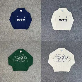 Arte Padrino letter jacquard loose sweater-4406