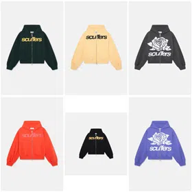 SUFFERS new casual street zipper hoodie-4463