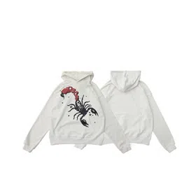 Sp5der Hooded Pullover Long-Sleeve Sweatshirt-4598