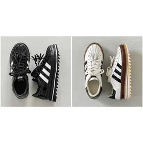 Adidas classic patchwork lace-up sneakers-4733
