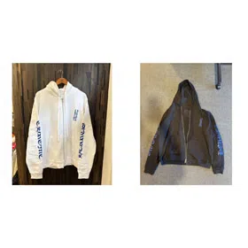 Chrome Hearts CH Cross Floral Sleeve Zipper Hooded Jacket-4836