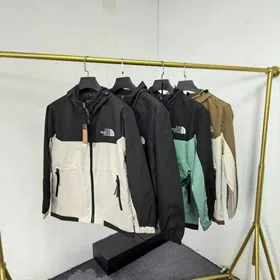 THE NORTH FACE Color-Blocked Outdoor Windproof Hooded Jacket-4875