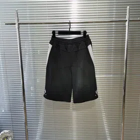 Balenciaga new embroidered patchwork casual short style-4914