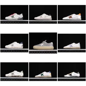 Golden Goose Space-Star Low-Top Distressed Sneakers-5209