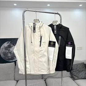 Stone Island hooded reflective softshell jacket-5236