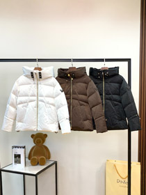 Prada new short hooded down jacket-5355