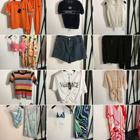 Prada Dior Chanel short-sleeved T-shirt and trousers set-5393