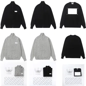 Maison Margiela loose-fitting cardigan wool knit sweater jacket-5427