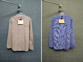 Miu Miu checked shirt with embroidered letters-5457