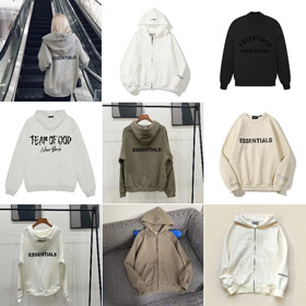 Fear of God Essentials Letter Hoodie-5515