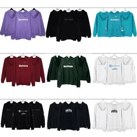 Balenciaga long-sleeved hooded sweatshirt-5523