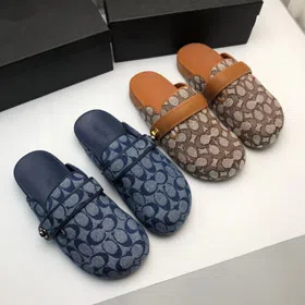 Coach new slip-on round-toe mules-5627