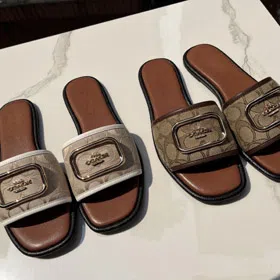 Coach new flat soft sandals-5632