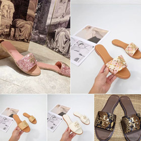 Tory Burch new metallic flat sandals-5668