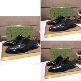 Gucci formal business leather lace-up shoes-5743