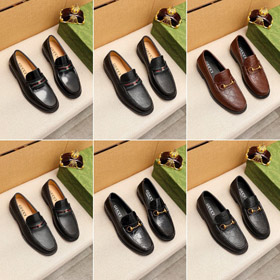 Gucci new breathable slip-on business leather shoes-5746