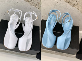 Dries Van Noten new open-toe slingback high-heeled shoes-5755