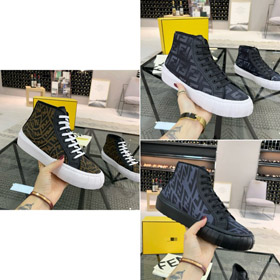 Fendi new stylish casual sports canvas shoes-5768