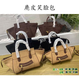 Celine new Smile Wing soft leather crossbody bag-5833