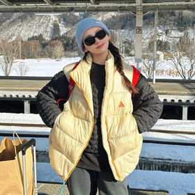 ACG color-blocked cotton vest-5953