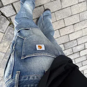 Carhartt Vintage-Style Washed Straight-Leg Jeans-6023