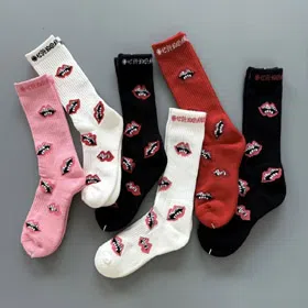 Chrome Hearts (CH) New High-Top Athletic Socks with Terry-Cushioned Soles-6038