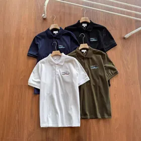 Lacoste Mountain Embroidery Short-Sleeve Polo Shirt-6049