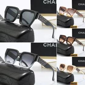 Chanel's new trendy oversized UV-protective sunglasses-6136