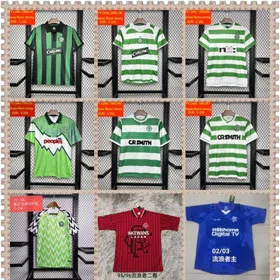 Diadora Retro Short-Sleeve T-Shirt Breathable Quick-Drying Sports Soccer Jersey-6186