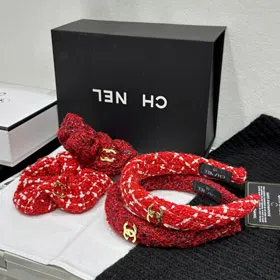 Chanel wide-brimmed anti-slip headband hair tie headpiece-6224