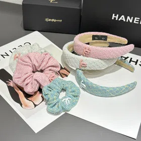 Chanel high crown headband hair accessory headband wide headband-6225