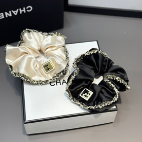 Chanel Retro Minimalist Fabric Tassel Hair Tie-6229