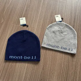 Mont・bell jacquard logo warm wool hat-6410