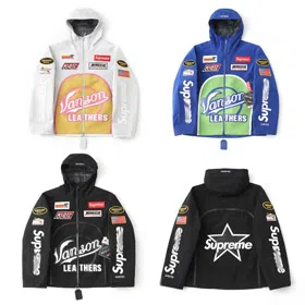 Supreme x Vanson Leathers GORE-TEX Racing Jacket-6421