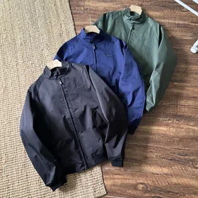 Lacoste Water-Repellent Stand Collar Motorcycle Windproof Jacket-6422