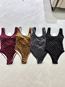 Gucci New Velvet One-Piece Swimsuit-6459