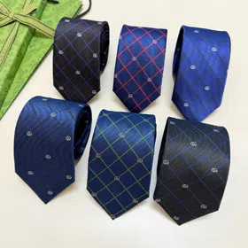 Gucci Diamond Jacquard Silk Business Formal Tie-6550